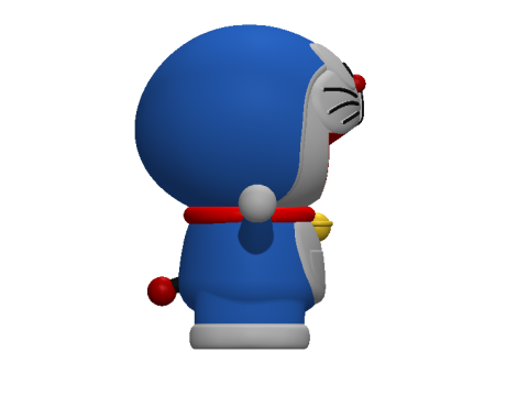 Doraemon Doll 3D Print Model