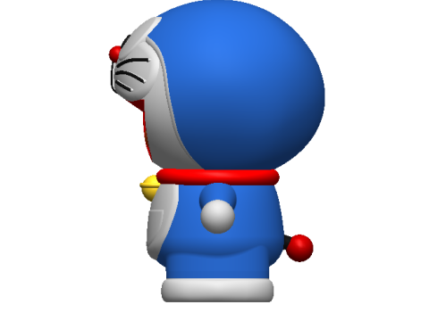 Doraemon Doll 3D Print Model