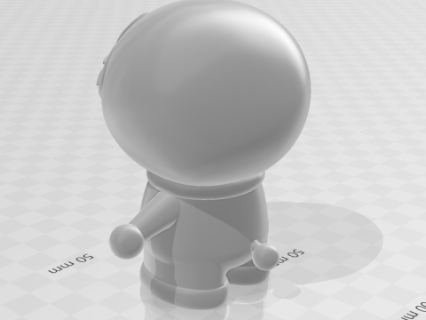 Doraemon Doll 3D Print Model