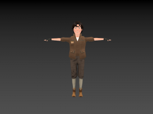 medieval boy 3D Model
