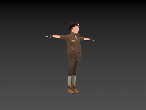 medieval boy 3D Model