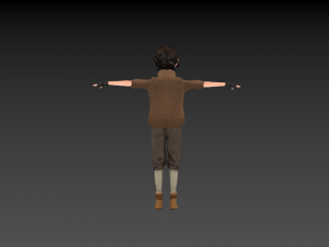 medieval boy 3D Model