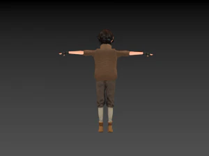 medieval boy 3D Model
