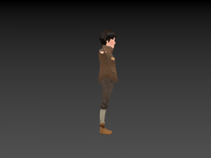 medieval boy 3D Model