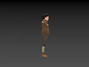medieval boy 3D Model