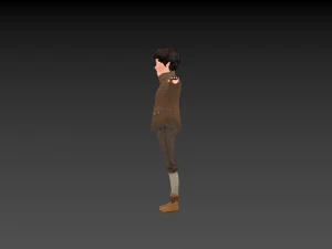 medieval boy 3D Model