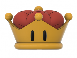 super crown for bowsette 3D Print Model