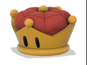 super crown for bowsette Model do druku 3D