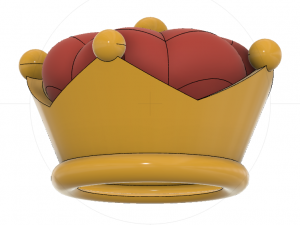super crown for bowsette Model do druku 3D