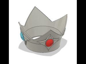 star princess rosalina crown 3D प्रिंट मॉडल