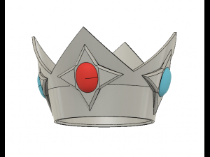 star princess rosalina crown 3D प्रिंट मॉडल