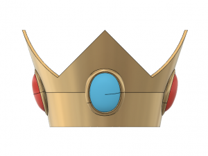 princess peach crown Modello di stampa 3D
