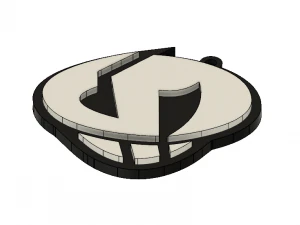 ciondolo con teschio della squadra Modello di stampa 3D