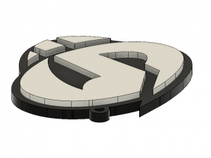 team skull pendant Model do druku 3D