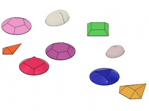 steven universe cosplay gem set Modello di stampa 3D