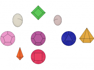 steven universe cosplay gem set 3D प्रिंट मॉडल