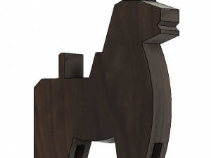 japanese toy horses 3D 打印模型