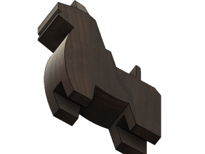 japanese toy horses 3D 打印模型