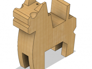 japanese toy horses 3D 打印模型