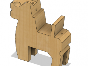 japanese toy horses 3D 打印模型
