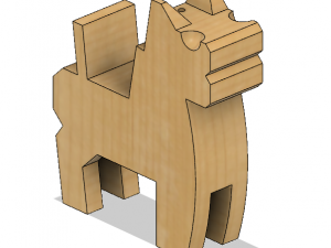 japanese toy horses 3D 打印模型