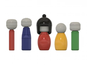 boneka kokeshi Model Cetak 3D