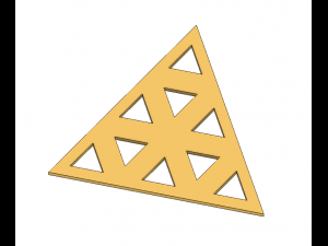 coaster set geometric shapes and scribbles 3D 프린트 모델
