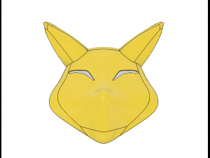 keaton fox mask majoras mask 3Dプリントモデル