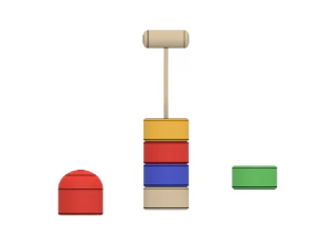 daruma otoshi 3D Print Model