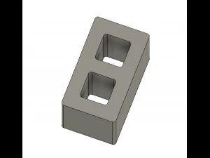free mini cinder blocks 3D Print Model