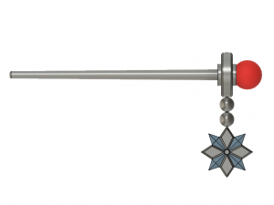 meis hair pin 3Dプリントモデル