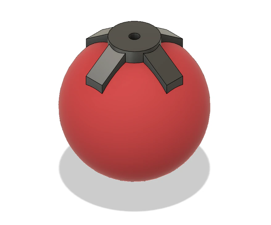 hexplosives expert ziggs bomb 3D Print Model .c4d .max .obj .3ds .fbx .stl .blend