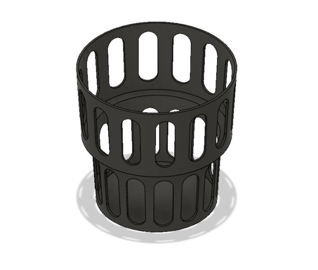 dual size boba cup holder 3D Print Model .c4d .max .obj .3ds .fbx .stl .blend 
