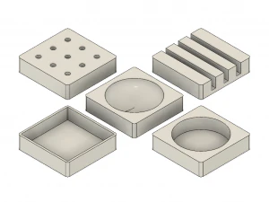 yuvarlak ofis konteynerleri 3D Baskı Modeli