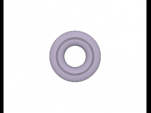 free rounded napkin ring 3Dプリントモデル
