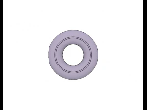 free rounded napkin ring 3D Print Model