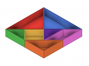 tangram containers 3D 打印模型