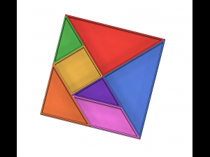 tangram containers Model do druku 3D