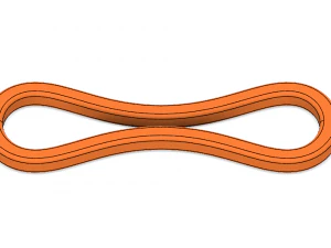 free simple cord wrap 3D Print Model