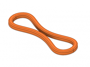free simple cord wrap 3Dプリントモデル
