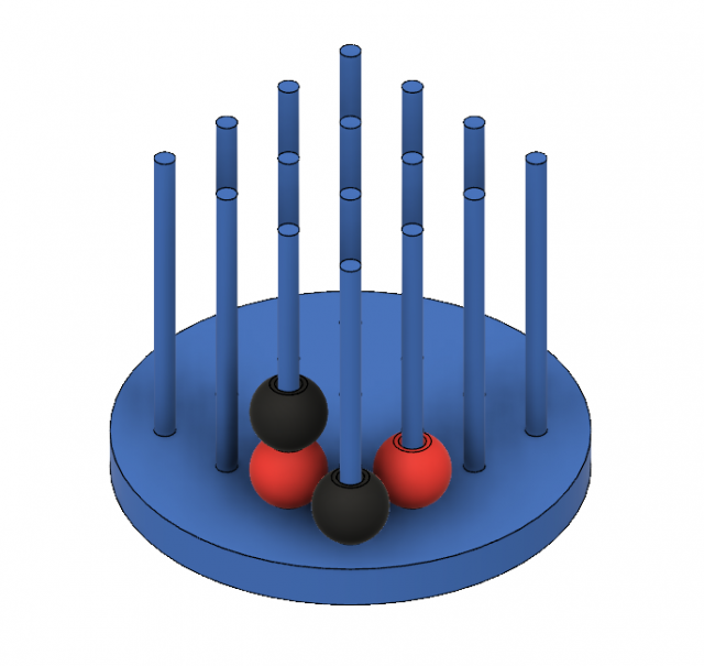 4x4x4 connect tabletop game Model do druku 3D .c4d .max .obj .3ds .fbx .stl .blend 