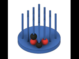 4x4x4 कनेक्ट टेबलटॉप गेम 3D प्रिंट मॉडल