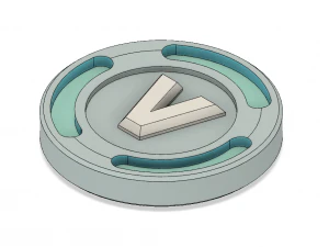 model koin v-bucks Model Cetak 3D
