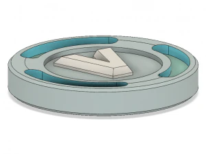 v-bucks coin model 3D Print Model