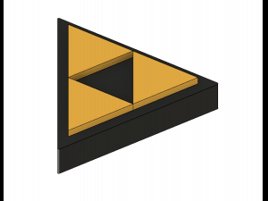 free triforce christmas tree topper Modèles 3D en vedette