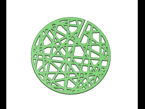 interlocking cactus coasters 3D Print Model