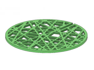 interlocking cactus coasters 3D Print Model