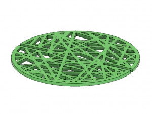 interlocking cactus coasters 3D Print Model
