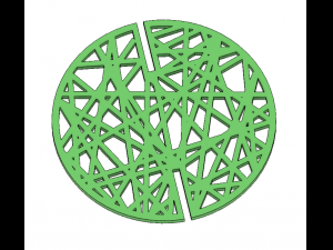 interlocking cactus coasters 3D Print Model