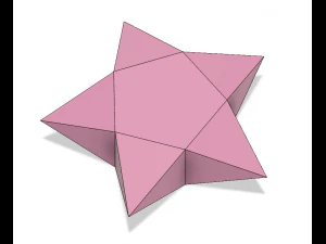 折纸星星盒子 3D 打印模型